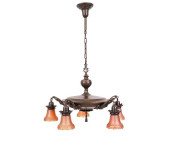 ART NOUVEAU CHANDELIER<br>Art