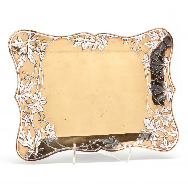 ART NOUVEAU COPPER TRAY WITH