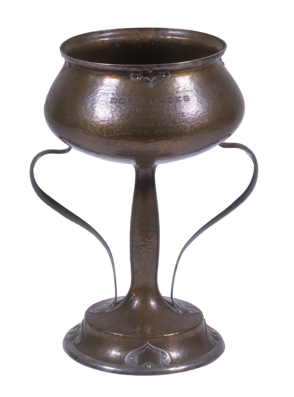 ART NOUVEAU COPPER TROPHY - 1911