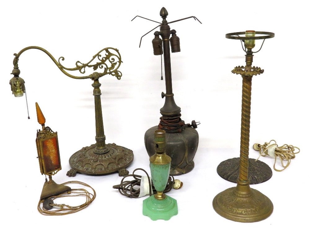 ART NOUVEAU & DECO ERA LAMPS