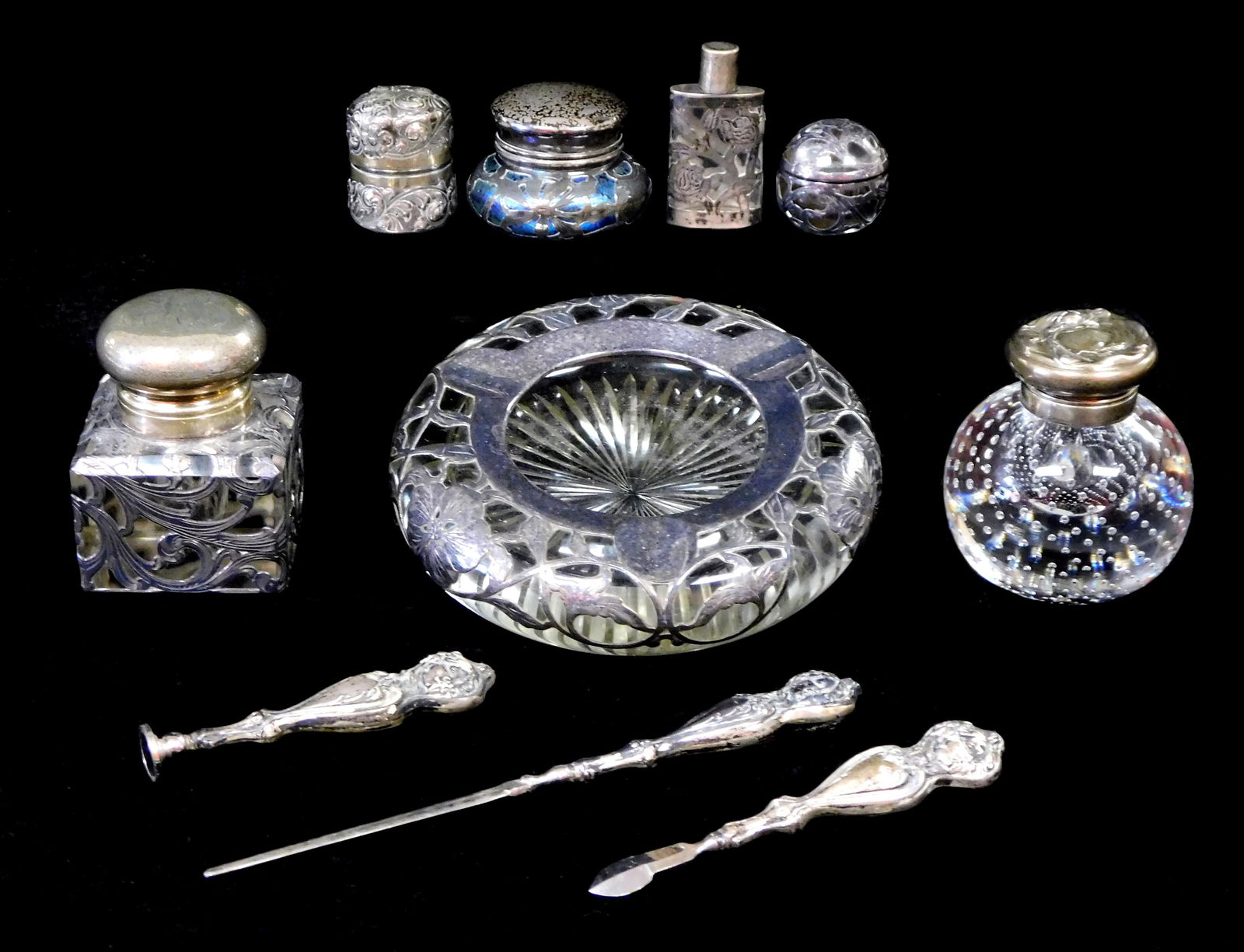 ART NOUVEAU DESK ACCESSORIES,