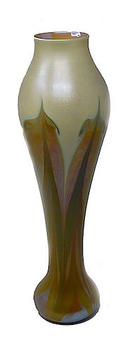ART NOUVEAU DURAND ART GLASS VASE