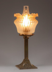 ART NOUVEAU ELECTRIFIED GAS TA