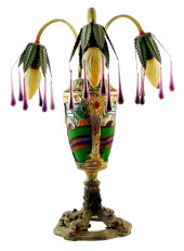ART NOUVEAU EPERGNE TABLE LAMP