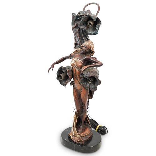ART NOUVEAU FIGURAL BRONZE