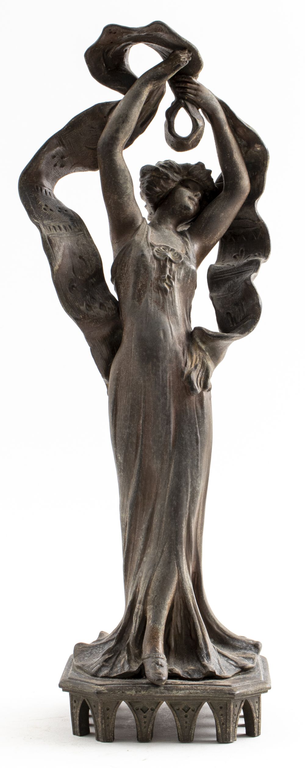 ART NOUVEAU FIGURAL SCULPTURE OF