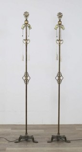 ART NOUVEAU FLOOR LAMPS IN THE
