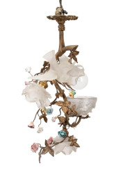 ART NOUVEAU FLORAL BIRD'S NEST