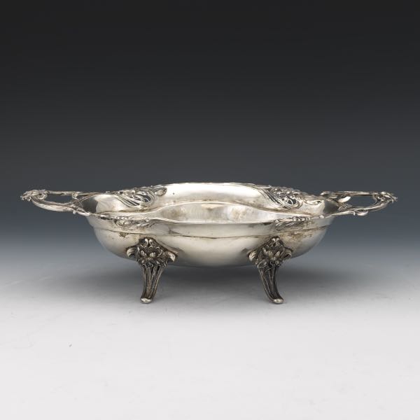 ART NOUVEAU GERMAN SILVER OVAL