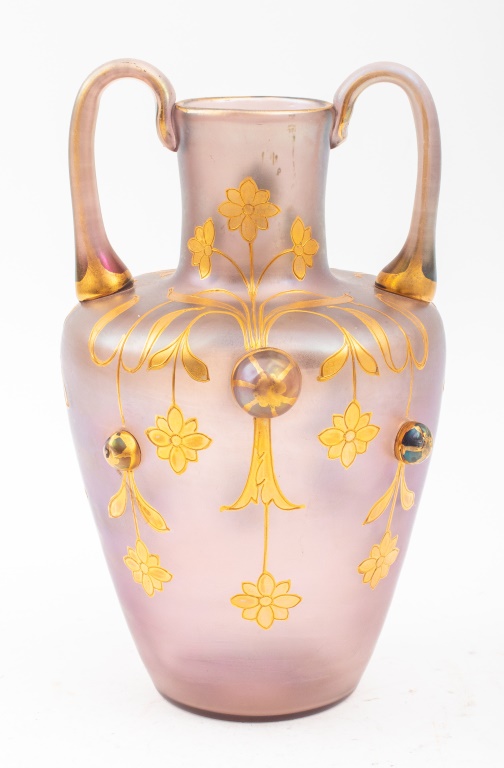 ART NOUVEAU GILDED IRIDESCENT