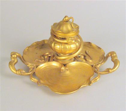 Art Nouveau gilt bronze