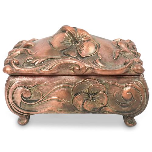 ART NOUVEAU GILT BRONZE TRINKET