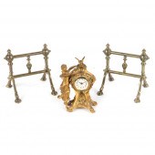 ART NOUVEAU GILT METAL LADY CL