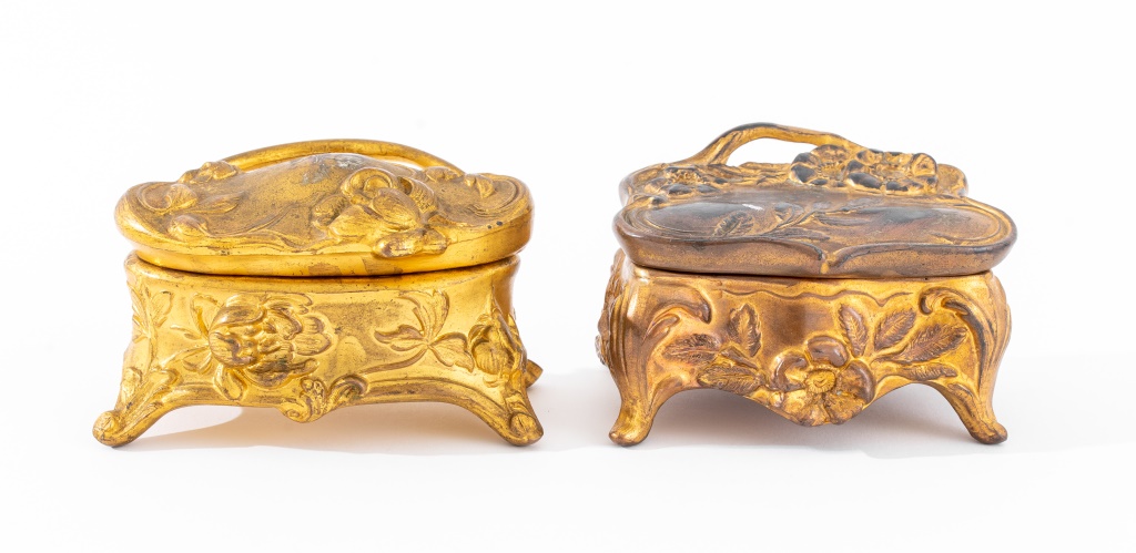 ART NOUVEAU GILTMETAL TRINKET