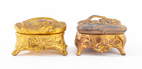 ART NOUVEAU GILTMETAL TRINKET
