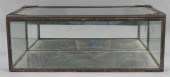 ART NOUVEAU GLASS AND TIN BOXA