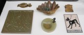 ART NOUVEAU GLAZED TILE, A 'AT