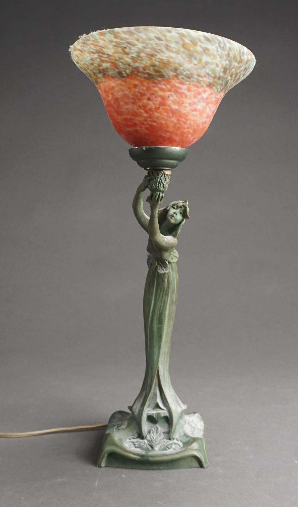 ART NOUVEAU GREEN COMPOSITION