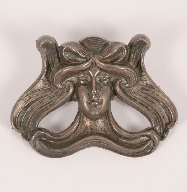 Art Nouveau hollow sterling lady