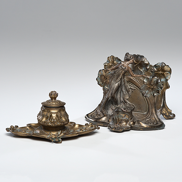 Art Nouveau Inkstands Continental