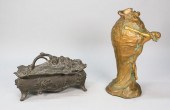 ART NOUVEAU JEWELRY CASKET AND