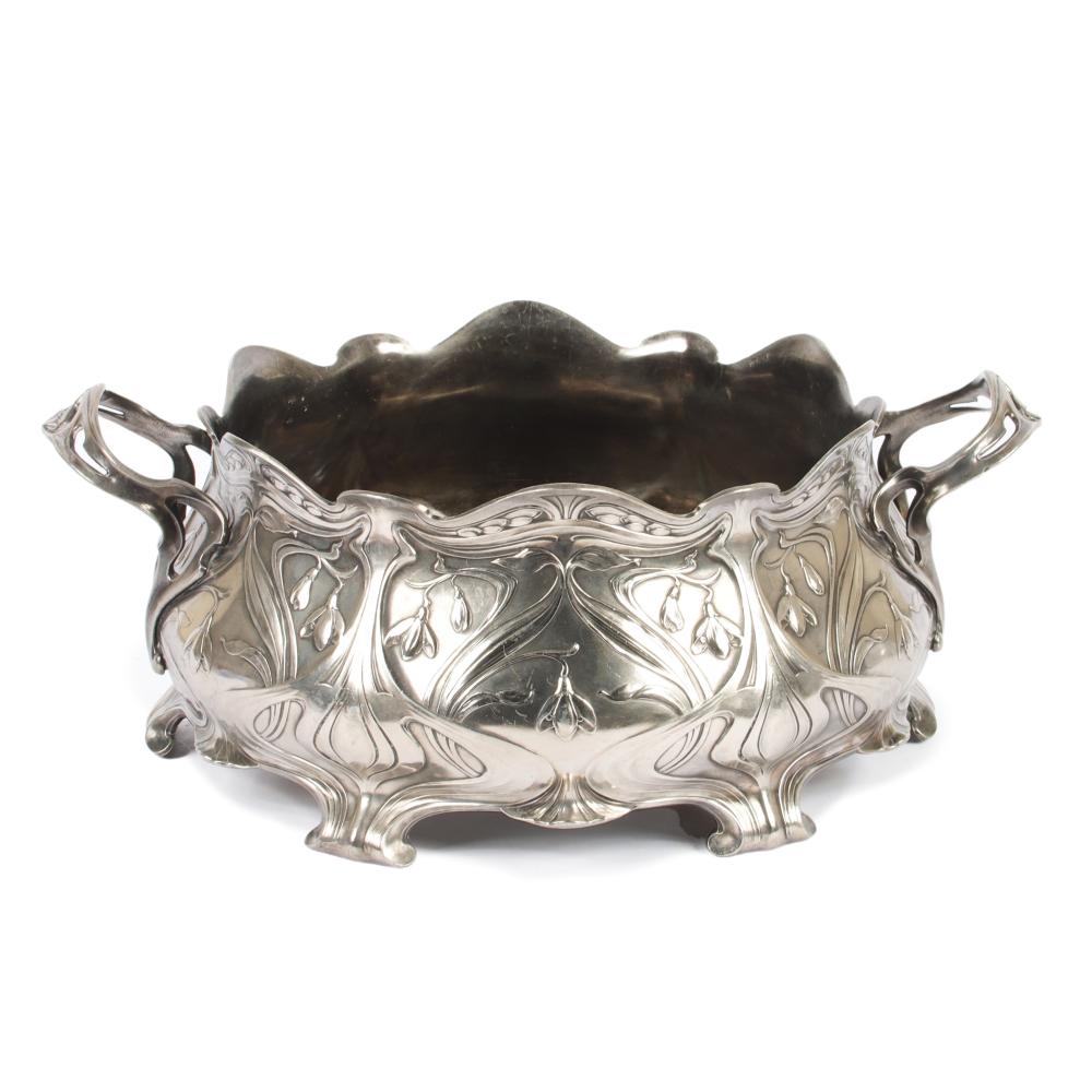 ART NOUVEAU LARGE PEWTER