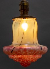 ART NOUVEAU LOETZ GLASS HANGIN