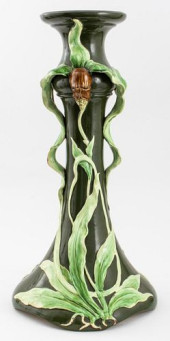 ART NOUVEAU MAJOLICA CERAMIC P
