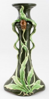 ART NOUVEAU MAJOLICA CERAMIC P
