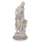ART NOUVEAU MARBLE FOUNTAIN IN