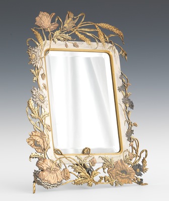 Art Nouveau Mixed Metals Vanity