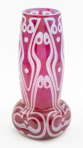 ART NOUVEAU MOSER ATTR. PURPLE