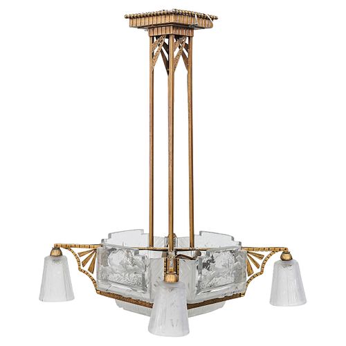 ART NOUVEAU MULLER FRERES GILT