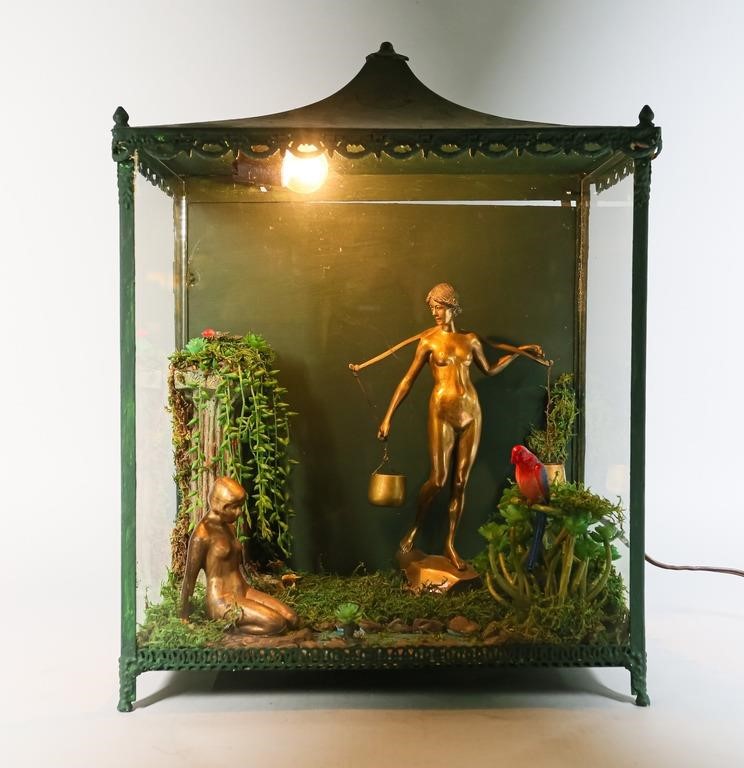 ART NOUVEAU NUDE BRONZES OUTSIDER