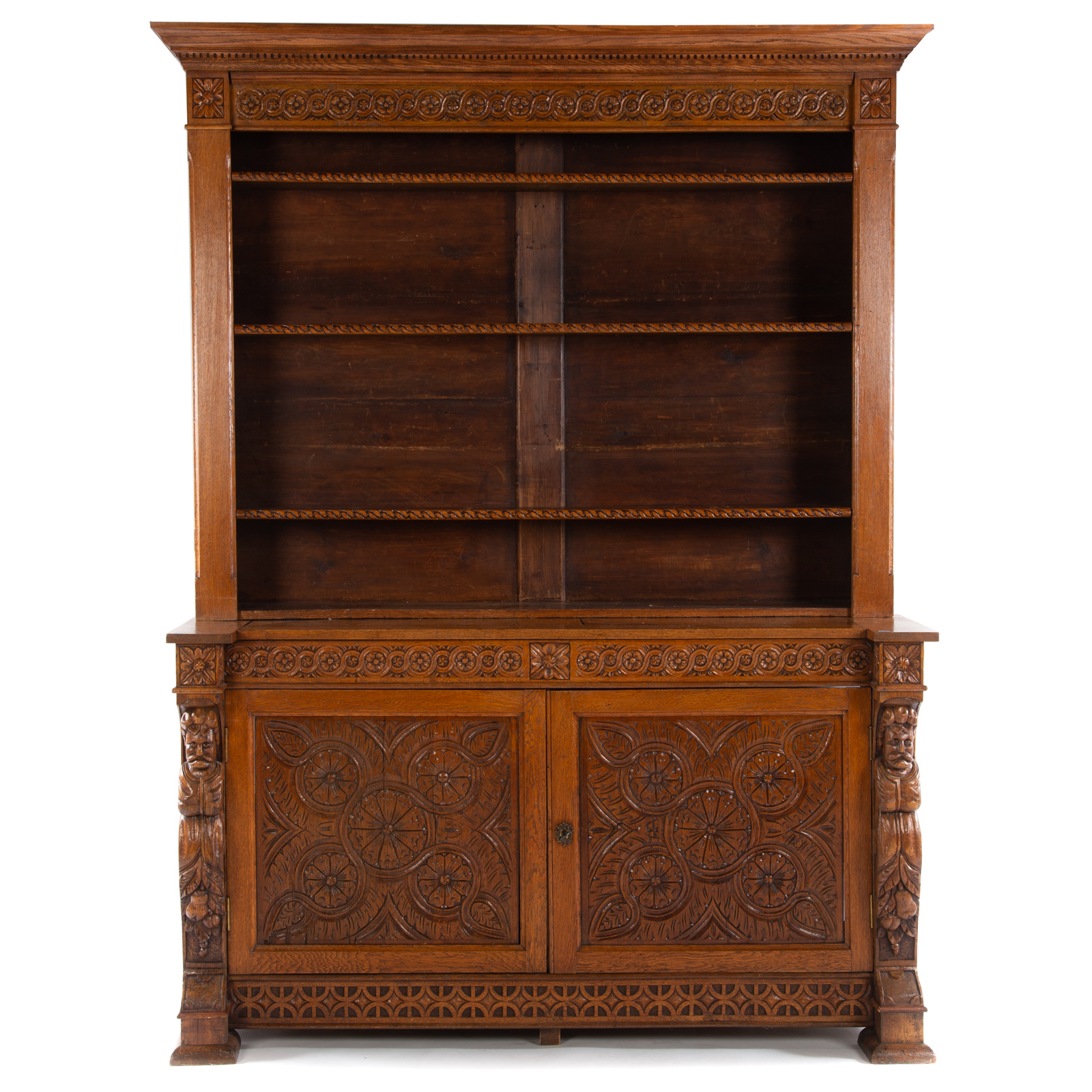 ART NOUVEAU OAK WELSH DRESSER