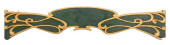 ART NOUVEAU PARCEL GILDED ARCH