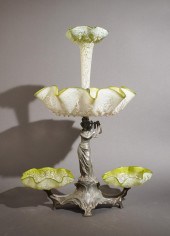 ART NOUVEAU PATINATED METAL AN
