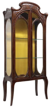 ART NOUVEAU PERIOD CARVED MAHO