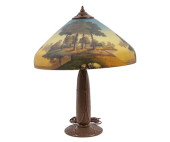 ART NOUVEAU PHOENIX TABLE LAMP