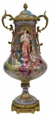 ART NOUVEAU SEVRES BRONZE-MOUN