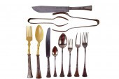 ART NOUVEAU SILVER FLATWARE SE