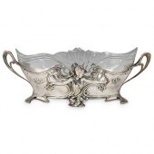 ART NOUVEAU SILVER PLATED CENT