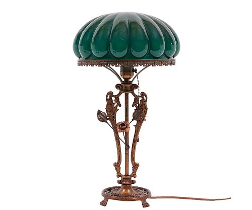 ART NOUVEAU SPANISH REVIVAL LAMPArt