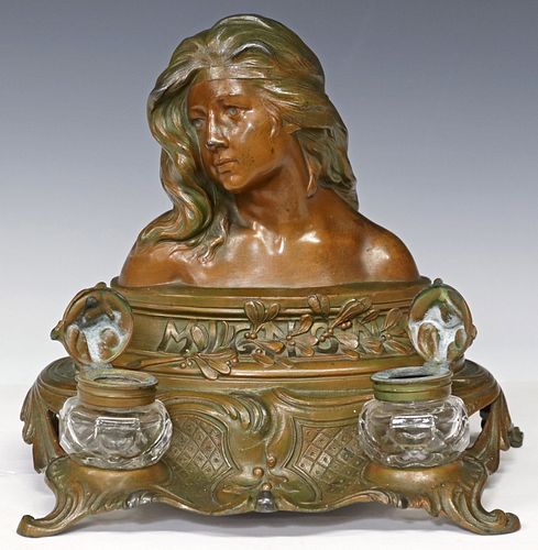 ART NOUVEAU SPELTER