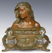 ART NOUVEAU SPELTER &#039;MIGN