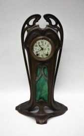 ART NOUVEAU SPELTER-CASED MANT