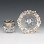 ART NOUVEAU STERLING AND DIAMO