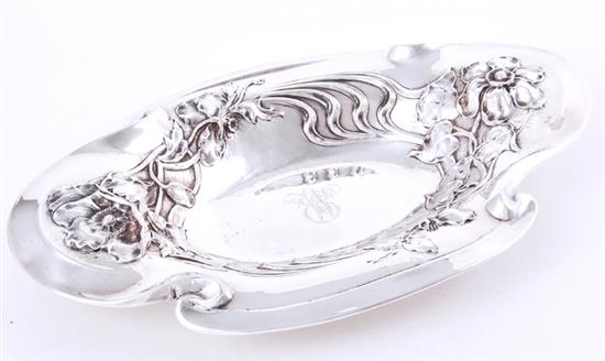 Art Nouveau sterling centerbowl