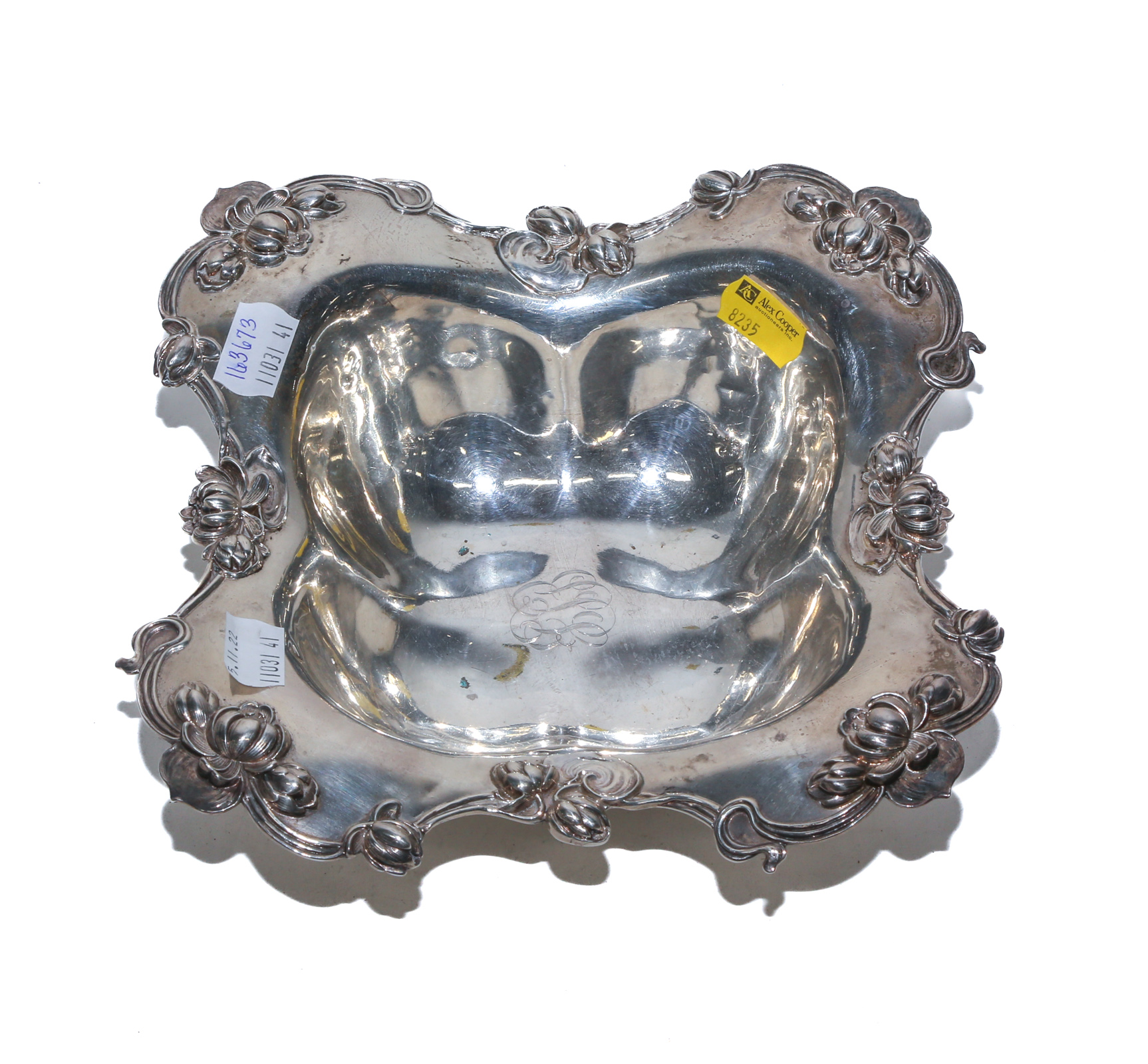ART NOUVEAU STERLING DISH With