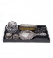 ART NOUVEAU STERLING DRESSER S